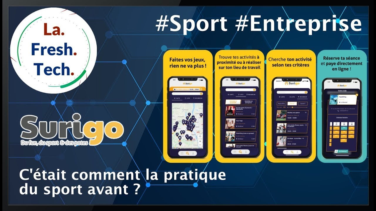 Émission #16 — Surigo : trouver et réserver une activité sportive de proximité